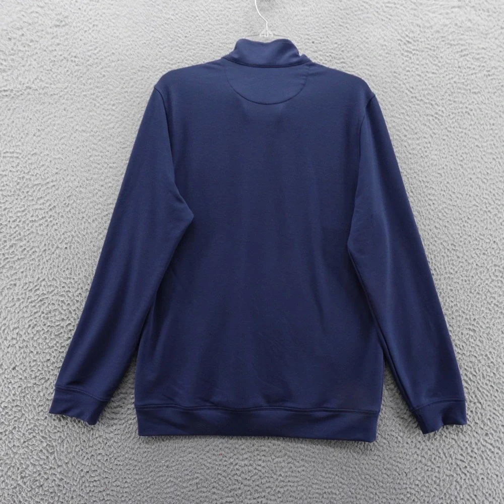 Walter Hagen Mens Navy Blue Performance 11 Quarter Zip Pullover Small New